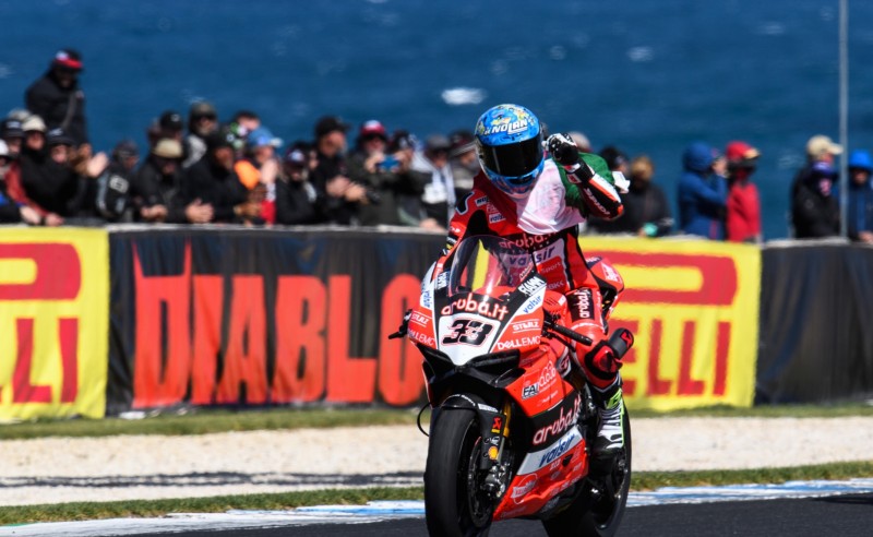 Marco Melandri vince il round Australia del Mondiale Superbike>