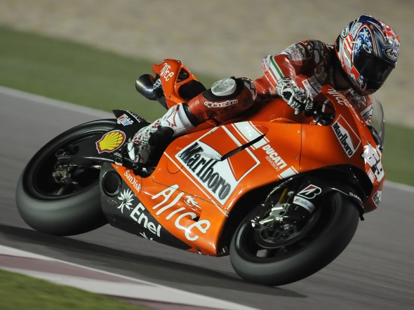MotoGP Losail Prove Libere 2: rottura del motore per Hayden