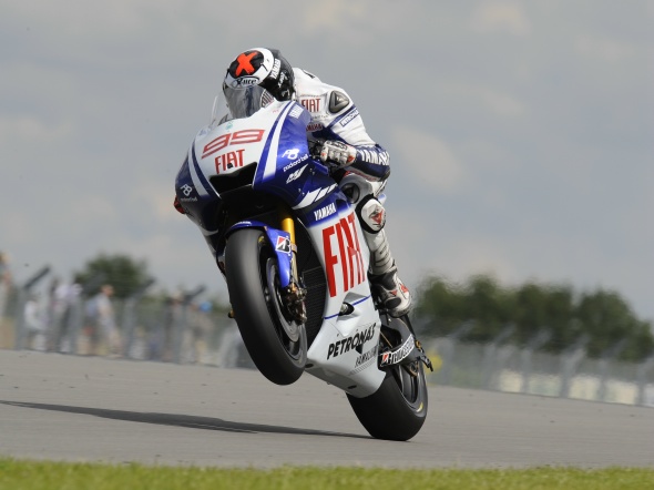MotoGP Donington: Jorge Lorenzo “A posto per la gara”