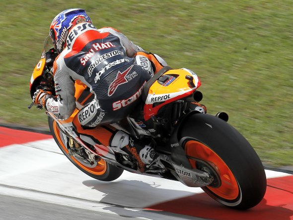 MotoGP Sepang Warm Up: Casey Stoner ritorna in testa