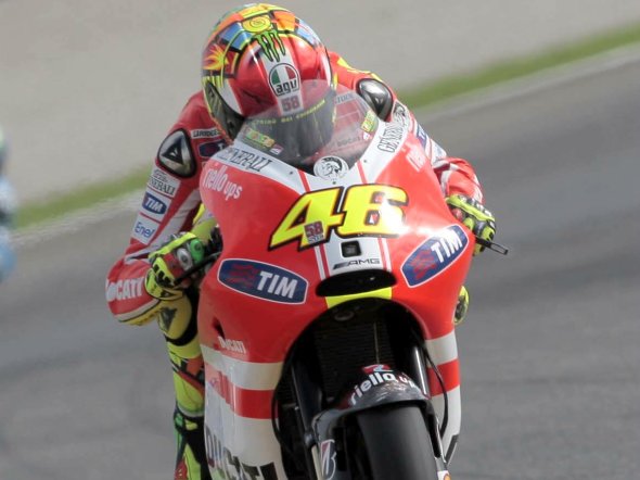 MotoGP Test Valencia: primi tempi, Spies 1°, Rossi a 2 decimi con la nuova Ducati