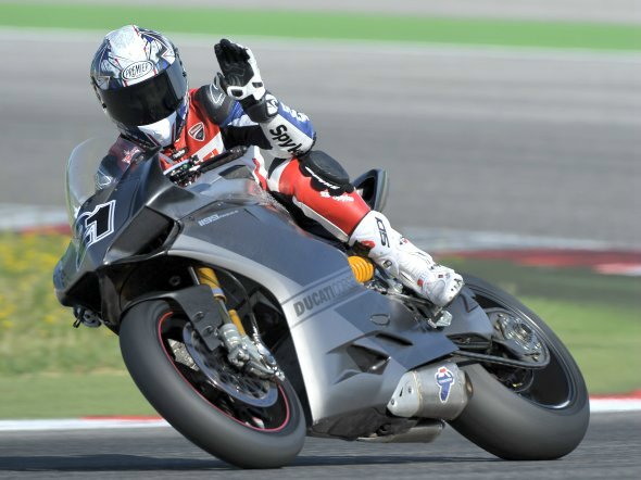 Superbike: Troy Bayliss al WDW con la 1199 Panigale SBK