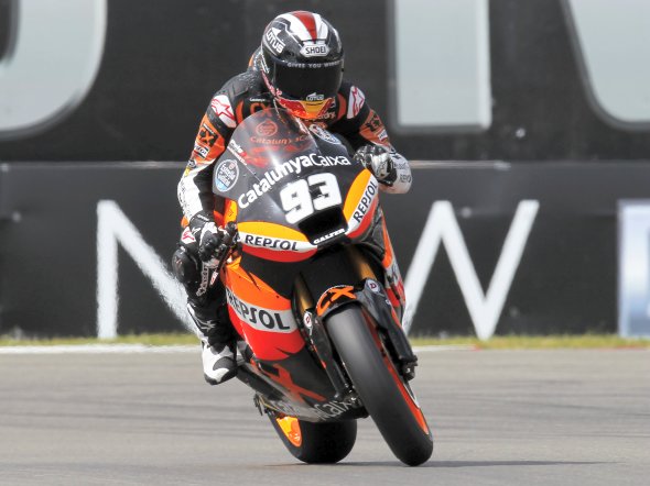 Moto2 Assen Qualifiche: per Marc Marquez pole e caduta