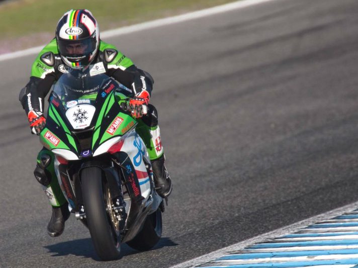 BSB: Leon Haslam, buona la prima con GBmoto Kawasaki