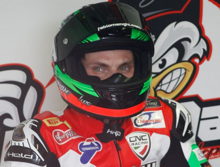 Superbike Fabio Menghi bacino rotto, la Ducati VFT a Mike Jones?