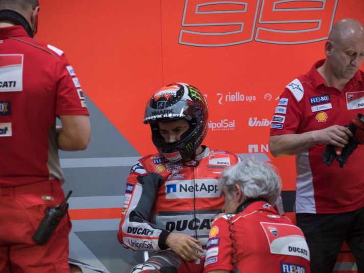 MotoGP, Jorge Lorenzo: “La sfida Ducati è più difficile di quanto pensassi”