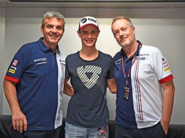 Marinelli Snipers con Yurchenko e Arbolino in Moto3 nel 2019, Cardelús in Moto2 da Aragón