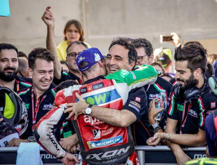 MotoGP, Aragón: Un raggio di luce per Aprilia, finalmente!