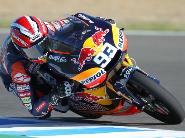 125cc: lussazione alla spalla per Marc Marquez dopo la caduta