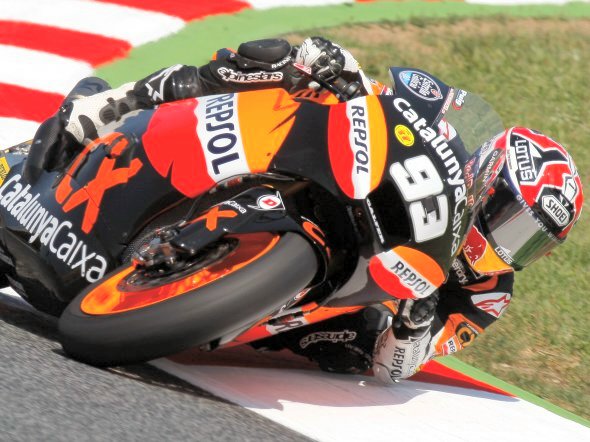 Moto2: Marc Marquez penalizzato di 1 minuto, da 3° a 23°