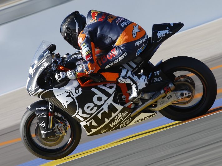 Moto2 Test Valencia, la nuova KTM al top con Miguel Oliveira