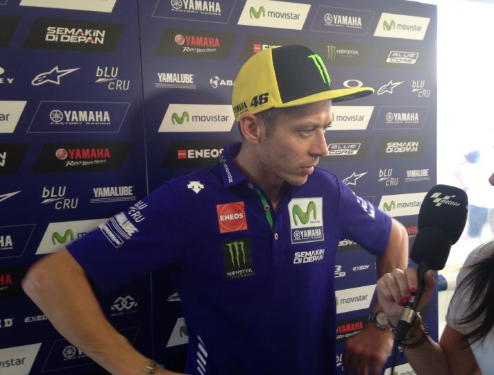 MotoGP Test Phillip Island Parla Rossi “Il telaio nuovo mi piace”