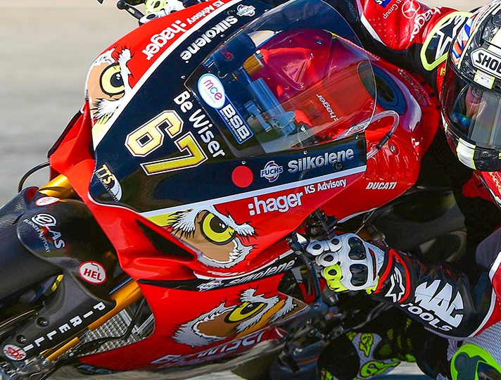 BSB Brand Hatch Test Shane Byrne è guarito bene Davide Giugliano 17°