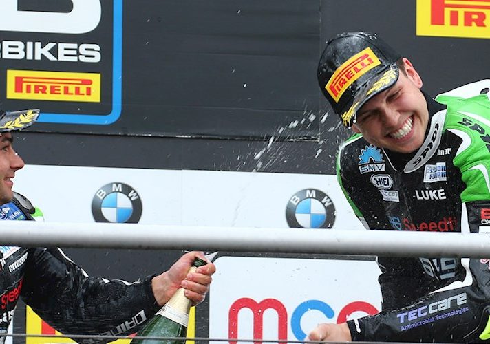 BSB Brands Hatch Luke Mossey colpo doppio, Shane Byrne ancora giù