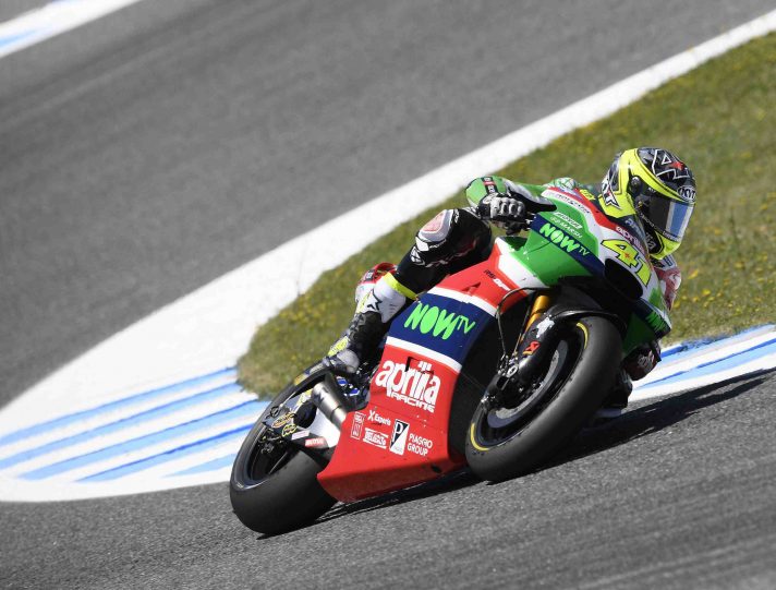 MotoGP Jerez Aprilia di nuovo in top ten, Aleix Espargaro ruggisce