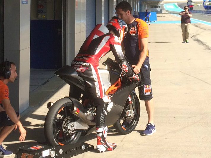Moto3 Danny Kent è tornato in sella alla KTM