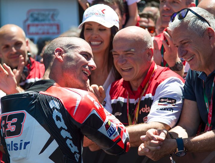 Superbike: Marco Melandri racconta il trionfo “Devo tutto alla Ducati”