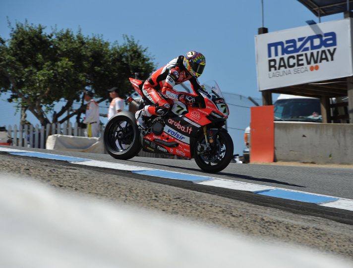 Live Superbike Laguna Seca: Chaz Davies entusiasma, trionfa la Ducati
