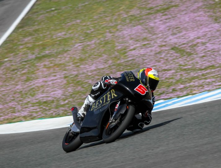 Moto3, Test Jerez: Infortunio al piede per Jaume Masiá