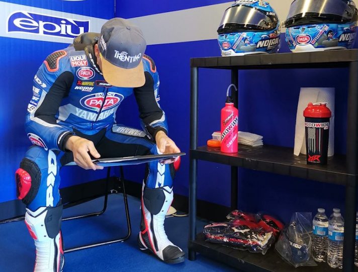 Marco Melandri: “Sto lottando con la mia moto” Marco Melandri