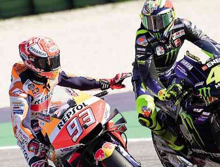 Rossi vs Marquez, Misano