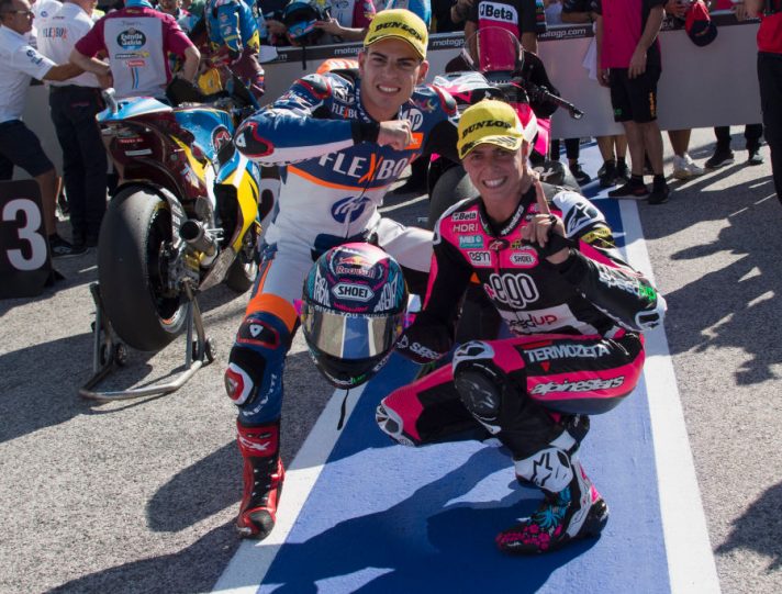 Moto2 Misano, Augusto Fernandez e Fabio Di Giannantonio