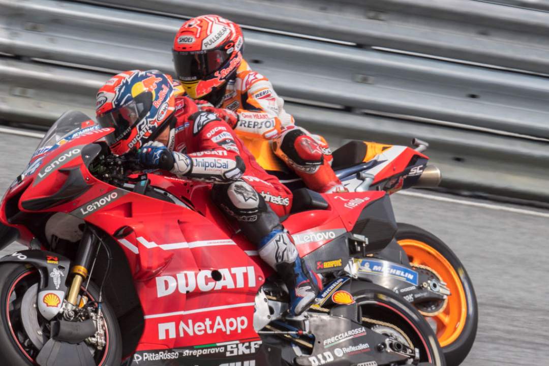 MotoGP, Andrea Dovizioso e Marc Marquez