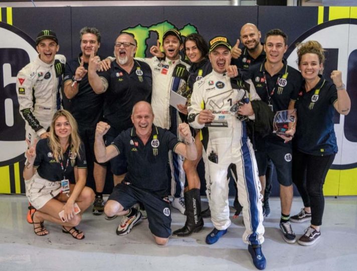 Valentino Rossi e il suo staff