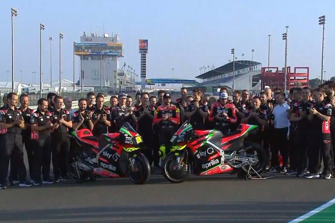 Presentazione team Aprilia MotoGP 2020