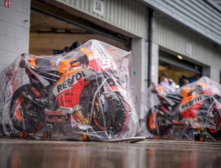 MotoGP rain cover