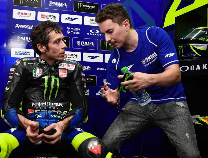 Valentino Rossi e Jorge Lorenzo in MotoGP