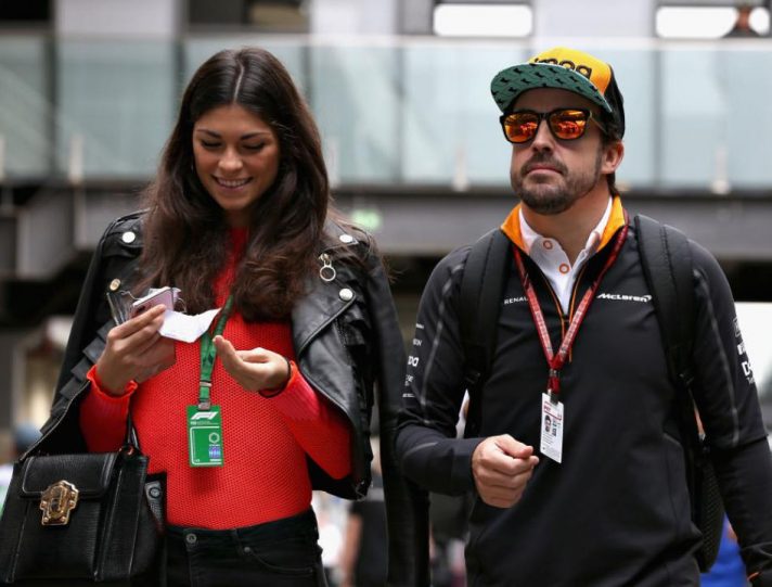 Fernando Alonso e Linda Morselli