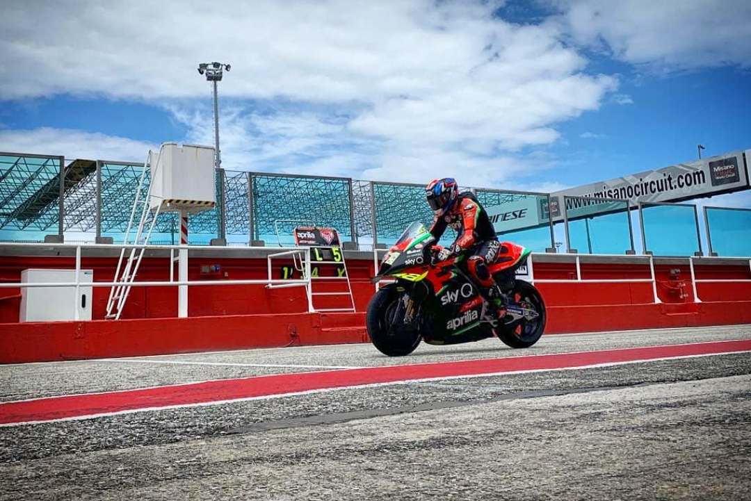 MotoGP Test Aprilia a Misano