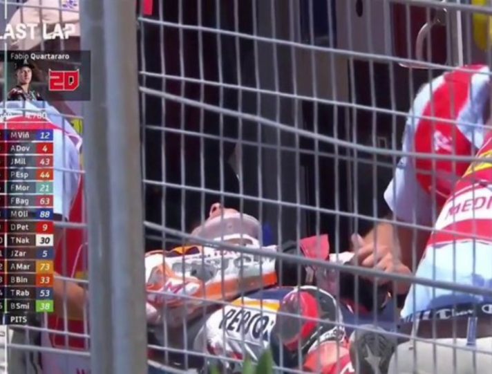 MotoGP, Marc Marquez cade a Jerez