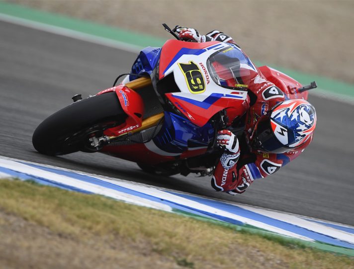 Superbike Jerez, Alvaro Bautista e Honda ad andamento lento Superbike, Alvaro Bautista