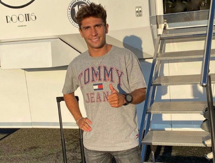 Moto3: Albert Arenas, le immagini del piede ‘pallone da calcio’