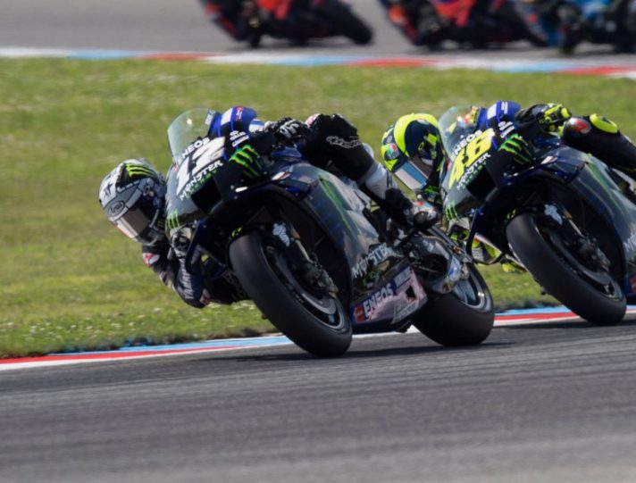 MotoGP, tonfo Maverick Vinales a Brno: “Perché soffriamo così?” MotoGP, Maverick Vinales e Valentino Rossi