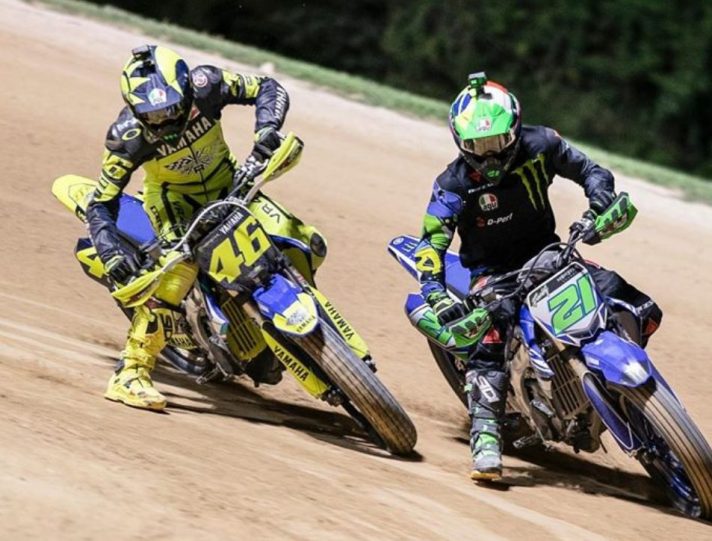 MotoGP, Valentino Rossi: “Frankie fiore all’occhiello dell’Academy” Valentino Rossi e Franco Morbidelli