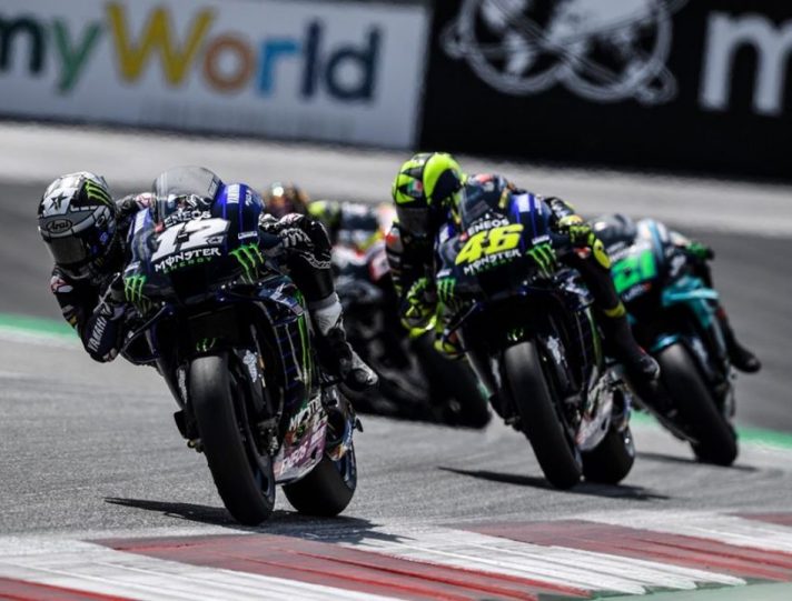 MotoGP, Yamaha: frizione e freni mandano in tilt Vinales e Quartararo MotoGP, Maverick Vinales e Valentino Rossi