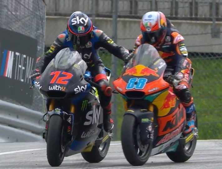 Moto2: Jorge Martín, GP di Stiria tra polemiche e fair play bezzecchi martin moto2
