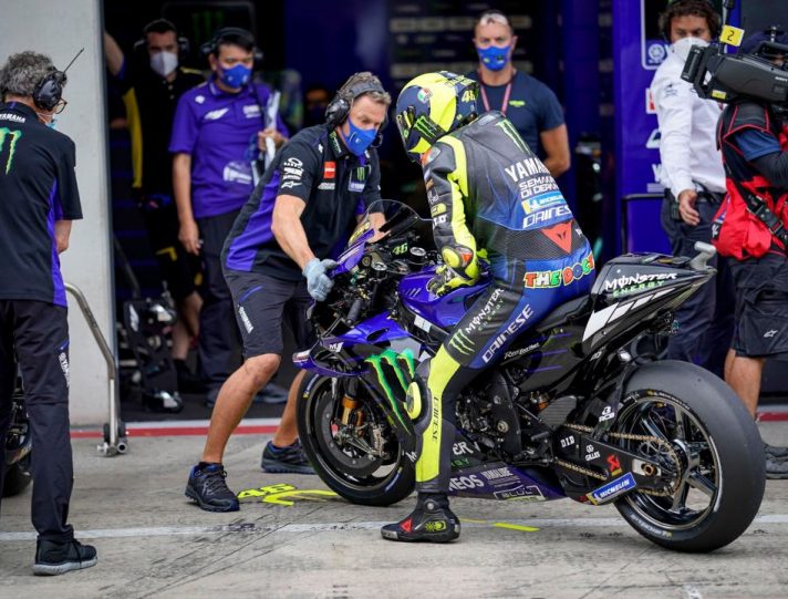 Valentino Rossi, dubbi sulle gomme e risposta della Michelin MotoGP, Valentino Rossi