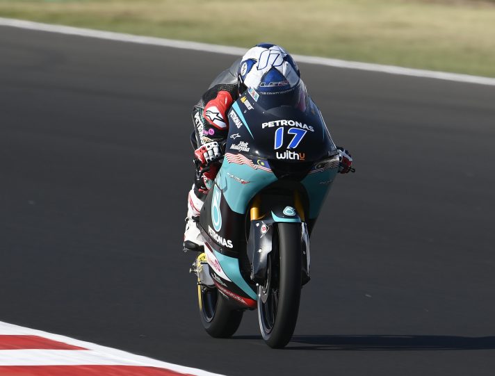 Moto3, Misano: McPhee brilla nelle FP3, Vietti 2° con doppia caduta mcphee moto3