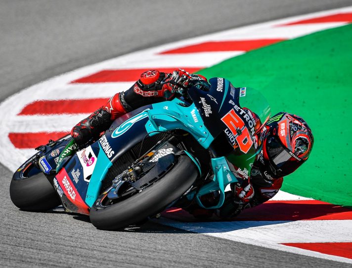 MotoGP, Barcellona: Quartararo che vittoria! Doppia Suzuki sul podio quartararo motogp