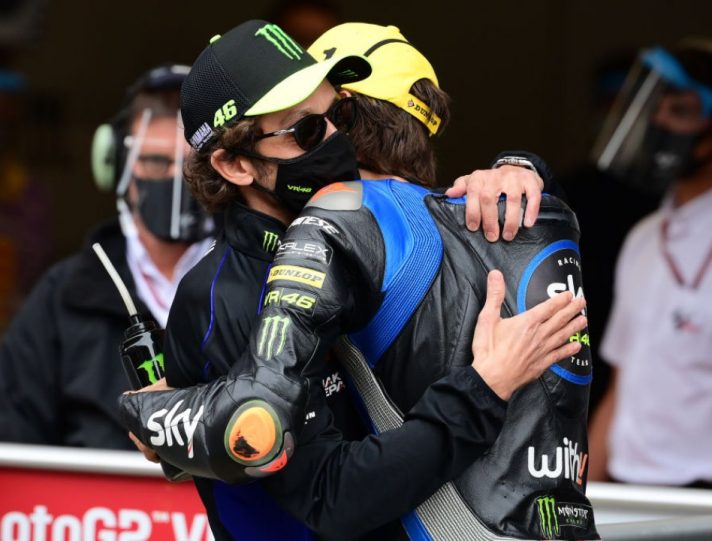 Valentino Rossi e Luca Marini