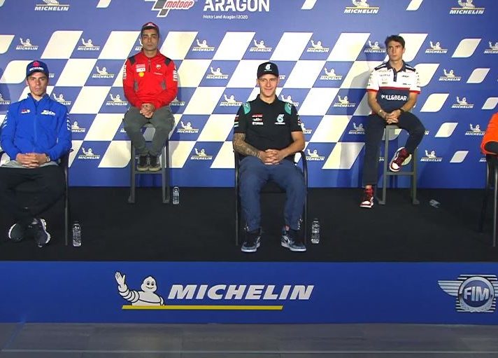 MotoGP, Fabio Quartararo: “La M1 2020 si adatterà meglio a questa pista” motogp aragon