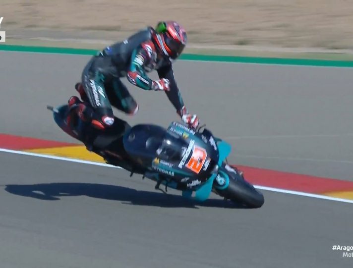 VIDEO MotoGP: highside per Quartararo nelle FP3, nessuna frattura quartararo motogp