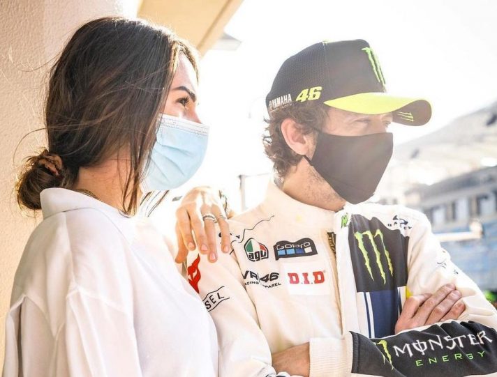 Valentino Rossi e Francesca Novello in Bahrain