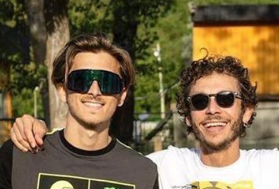 Luca Marini e Valentino Rossi