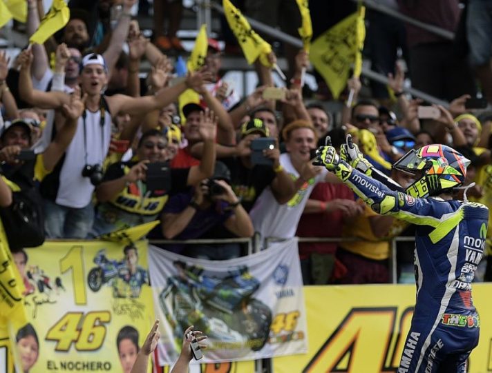 MotoGP, Valentino Rossi e il popolo giallo