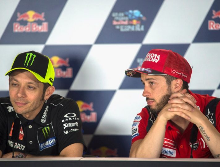 MotoGP, Valentino Rossi e Andrea Dovizioso